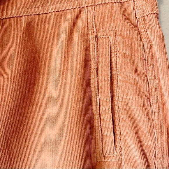 Sundance NWOT Emily Softest Corduroy Crop Pants w/ Tie Coral Size 8 - Picture 8 of 14